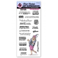 Art Impressions - Sassy Laugh Lines - 5517