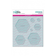 CarlijnDesign  - Stencil Hexagons