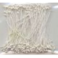 Meeldraadjes parel wit 1mm 144 stuks