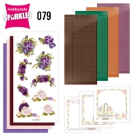 Hobbydots Sparkles nr 079 - Precious Marieke - Purple Rose