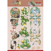 3D Knipvel - Yvonne Creations - Fairytales - Little Pigs