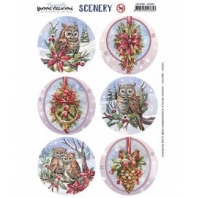 Yvonne Creations Scenery - Owls Circle