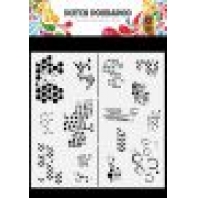 Dutch Doobadoo Mask Art Slimline Grunge patroon