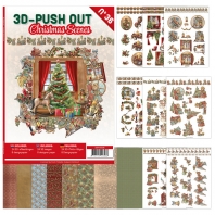 3D Push Out Christmas Scenes no 36