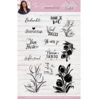 Card Deco  Essentials - Clearstamp - Tulips