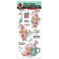 Art Impressions Mouse Christmas Set - 5564