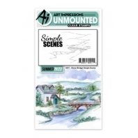 Art Impressions Stone Bridge Simple Scene 5577
