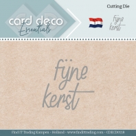 Card Deco - snijmal - Fijne Kerst