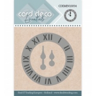 Card Deco - snijmal - Kerst klok