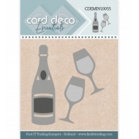Card Deco - snijmal - champagne