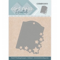 Card Deco - snijmal - star label