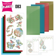 Hobbydots Sparkles nr 83 -  Christmas Birds