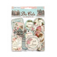 Stamperia - Sweet Winter - Die Cuts - 27 stuks