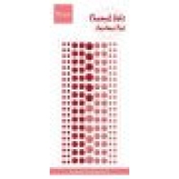 Marianne Design Decoration Enamal dots - Duotone Rood