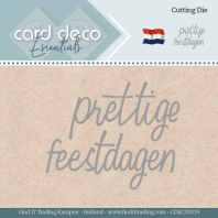 Card Deco - Snijmal - prettige feestdagen
