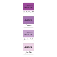 Altenew - Crisp Dye Ink Color Swatches - Shades of Purple