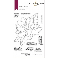 Paint A Flower : Waterlily Dahlia