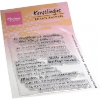 Marianne Design Clear Stamp Eline's Animals - Kerstliedjes