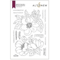 Altenew - Build a Garden - Pristine Peonies  Outline Stamp Set