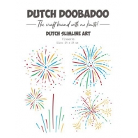 Dutch Doobadoo Mask Art Slimline Vuurwerk 21x21cm
