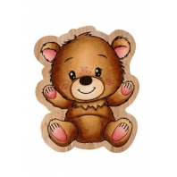 Studio Light Wooden Rubber Stamp Friendz nr 307