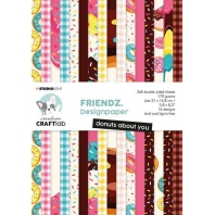 Studio Light Paperpad Friendz nr 72 - donuts about you