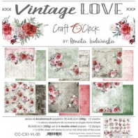 Craft O CLock - Vintage Love - 30,5x30,5 cm