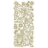 JEJE Peel - off stickers Gnome - Goud