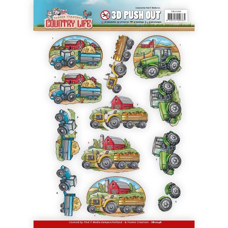 Yvonne Creations - Country Life - Tractors