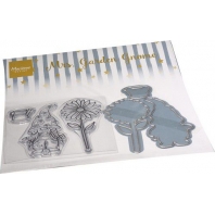 Marianne Design Clear Stamp & die Set - Mrs Garden Gnome