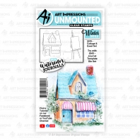 Art Impressions - 5570 - Cottage & Easel Set