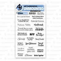 Art Impressions - 5734 - Friend Sentiments Set