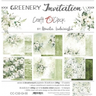 Craft O Clock - Greenery Invitation - 30,5x30,5cm