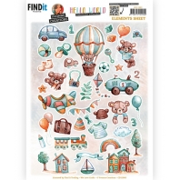 Yvonne Creations - Hello World - 3D Knipvel - Elements A