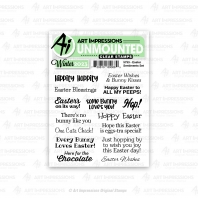 Art Impressions - Easter Sentiments Set - 5733