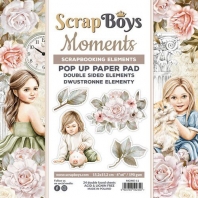 Scrapboys POP UP papered 15,2x15,2cm