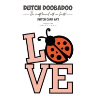 Dutch Doobadoo Card-Art Lieveheersbeestje & Love A5