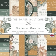 The Paper Boutique - Modern Oasis - embellishment pad - 20,3x20,3cm
