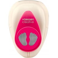 Vaessen Creative - Figuurpons Baby voetjes 14x15mm