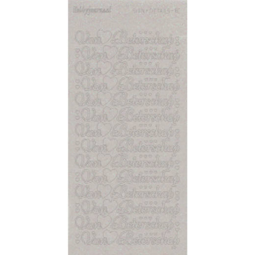 Shiny Details van harte beterschap zilver