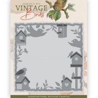 Jeanine's Art - Vintage Birds - Snijmal - Birdhouse Frame