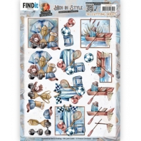 Yvonne Creations -  Men in Style - 3D Knipvel - Sports