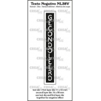 Creaties Texto Negativo Gecondoleerd ( V ) 