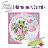 Diamonds Cart - Frog with flowers