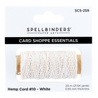 Spellbinders - Hemp Cord - white