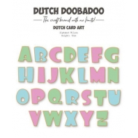 Dutch Doobadoo Card Art Alfabet 10cm