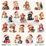 ScrapAndMe  Happy Hollidays - Christmas 14  30,5x30,5cm