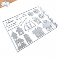 Elizabeth Craft Designs - Art Journal Snow Village 2050