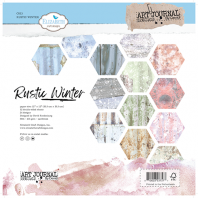 Elizabeth Craft Designs - Art Journal - Rustic Winter - Paperpad 30,5x30,5cm