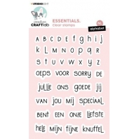 Studio Light Cleat Stamp Essentials nr 555 - alphabet
